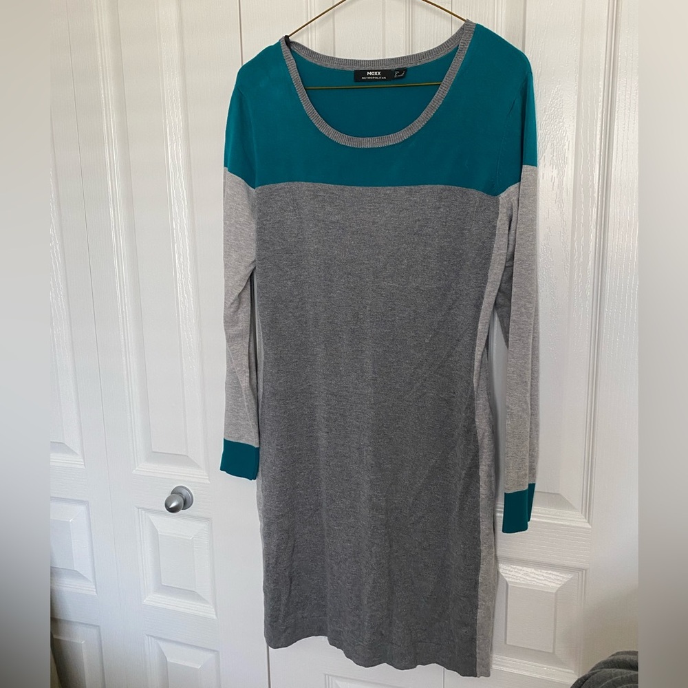 Mexx Gray and Teal Women's Dress